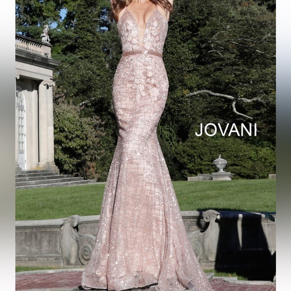 Jovani Dresses & Skirts - Jovani rose gold gown